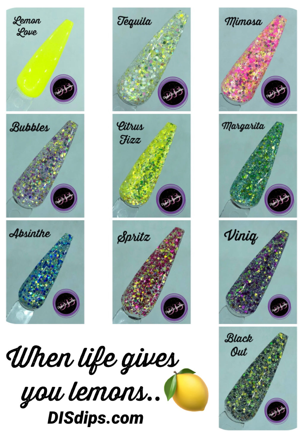 ‘When Life Gives You Lemons..’ Set (10 Colors)
