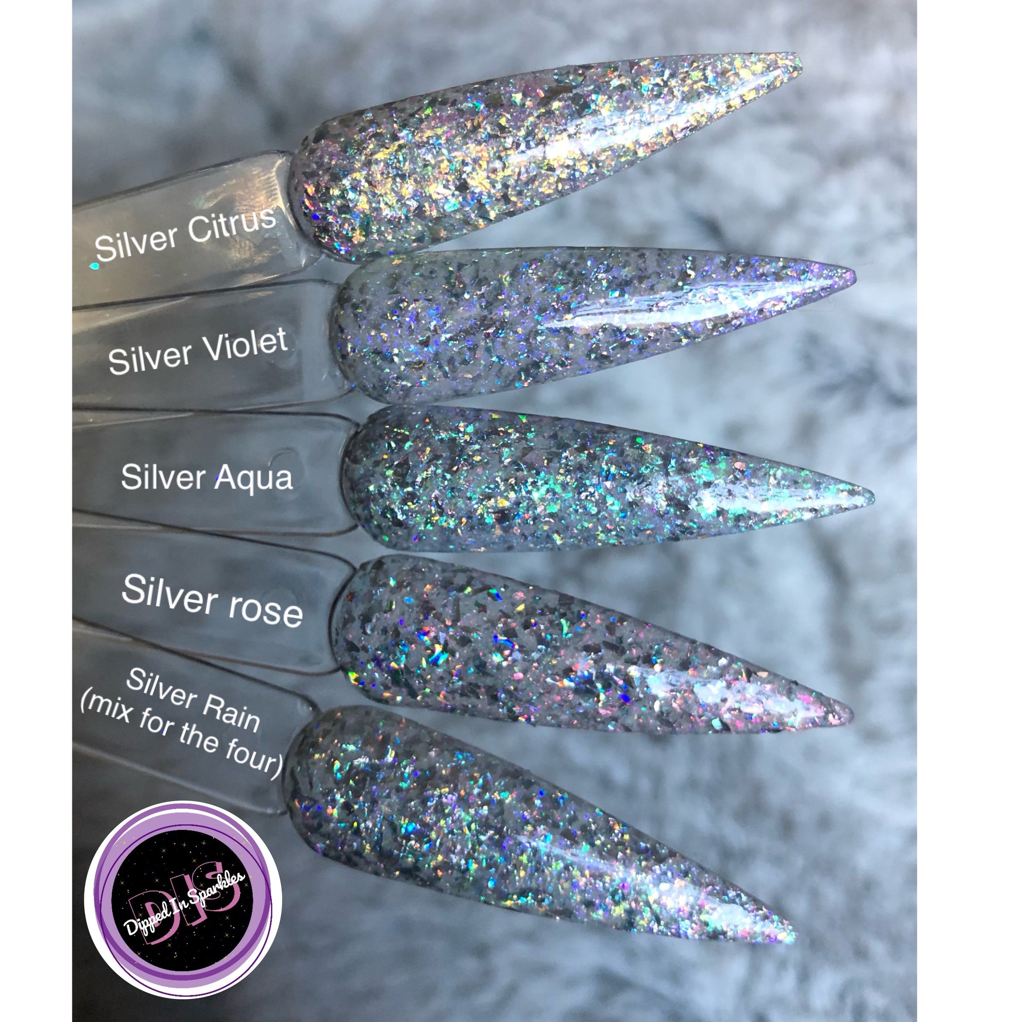 Speciality Flake Dip: Silver Violet